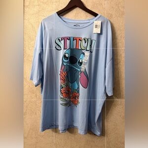 Disney Stitch Light Blue Tee
